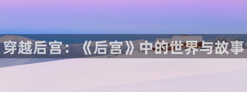 动漫天堂官网：穿越后宫：《后宫》中的世界与故事