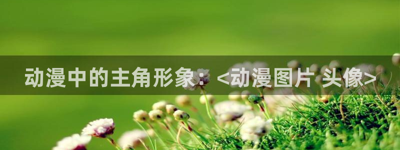 免费a漫动漫天堂.：动漫中的主角形象：<动漫图片 头像>