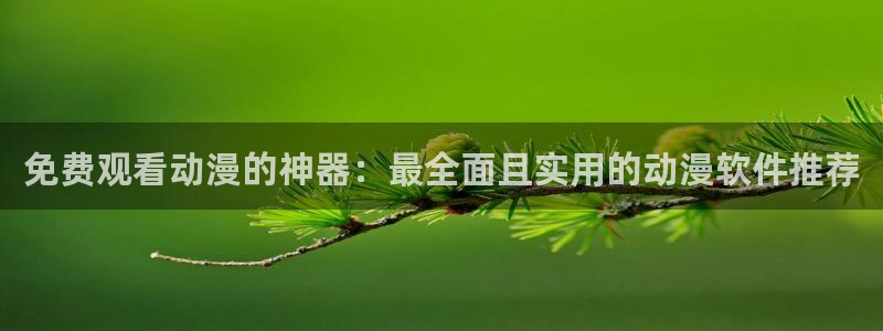 动漫天堂下载安装最新版：免费观看动漫的神器：最全面且实用的动漫软件推荐